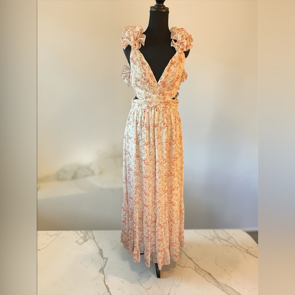 Fate Floral Maxi Dress M Boho Cottagecore Wedding… - image 6